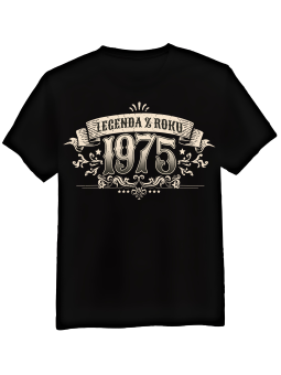 Koszulka Koszulka Męska Legenda Z Roku [WYBIERZ ROK] - Śmieszne T-Shirty z Nadrukami ?