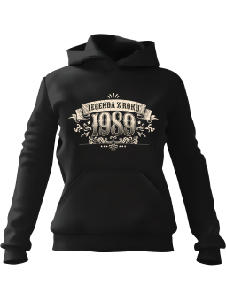 Bluza Męska z kapturem Legenda Z Roku [WYBIERZ ROK] - Śmieszne gadżety z Nadrukami ?