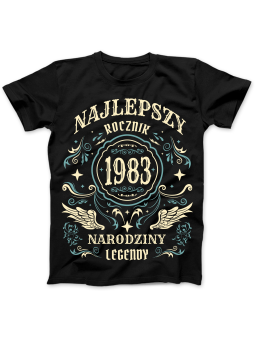 Koszulka Koszulka Damska Najlepszy Rocznik [WYBIERZ ROCZNIK] - Śmieszne T-Shirty z Nadrukami ?
