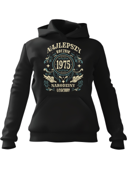 Bluza Męska z kapturem Najlepszy Rocznik [WYBIERZ ROCZNIK] - Śmieszne gadżety z Nadrukami ?