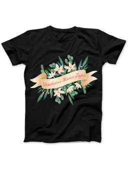 Koszulka Koszulka Damska Ukochana Mama [WYBIERZ IMIĘ] - Śmieszne T-Shirty z Nadrukami ?