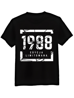 Koszulka Koszulka Męska Edycja Limitowana [WYBIERZ ROCZNIK] - Śmieszne T-Shirty z Nadrukami ?