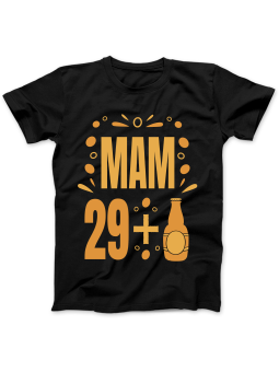 Koszulka Koszulka Damska Mam [WYBIERZ WIEK] + 1 Lat - Śmieszne T-Shirty z Nadrukami ?