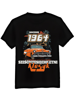 Koszulka Koszulka Męska Rocznik [WPISZ ROCZNIK] Klasyk Auto - Śmieszne T-Shirty z Nadrukami ?