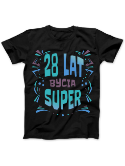 Koszulka Koszulka Damska Lata Bycia Super [WYBIERZ WIEK] - Śmieszne T-Shirty z Nadrukami ?
