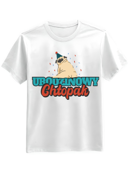 Koszulka Koszulka Męska Urodzinowy Chłopak Biała - Śmieszne T-Shirty z Nadrukami ?