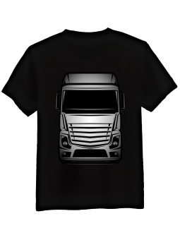 Koszulka Koszulka Męska Tir Ciężarówka Czarna - Śmieszne T-Shirty z Nadrukami ?