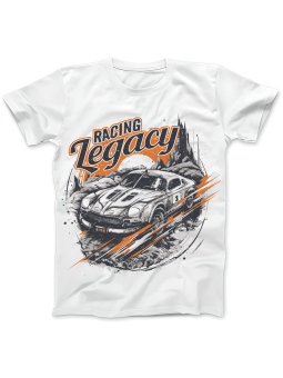 Koszulka Koszulka Damska Racing Legacy Biała - Śmieszne T-Shirty z Nadrukami ?