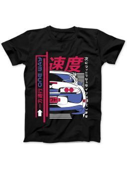 Koszulka Koszulka Damska Drift Car Czarna - Śmieszne T-Shirty z Nadrukami ?