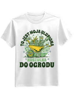 Koszulka Koszulka Męska To Jest Moja Ulubiona Koszulka Do Ogrodu Biała - Mustang Motoryzacja