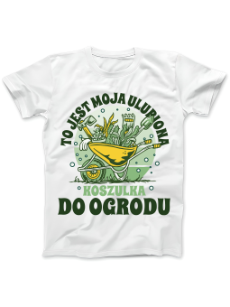 Koszulka Koszulka Damska To Jest Moja Ulubiona Koszulka Do Ogrodu Biała - Śmieszne T-Shirty z Nadrukami ?