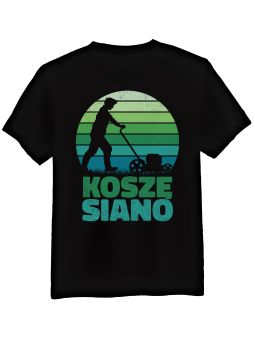 Koszulka Koszulka Męska Koszę Siano Czarna - Mustang Motoryzacja