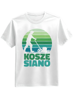 Koszulka Koszulka Męska Koszę Siano Biała - Mustang Motoryzacja