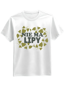 Koszulka Koszulka Męska Nie Ma Lipy Biała - Mustang Motoryzacja