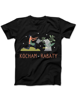 Koszulka Koszulka Damska Kocham Rabaty Czarna - Śmieszne T-Shirty z Nadrukami ?