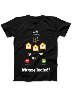 Koszulka Koszulka Damska Ule Dzwonią Czarna - Śmieszne T-Shirty z Nadrukami ?