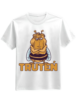 Koszulka Koszulka Męska Truteń Biała - Mustang Motoryzacja