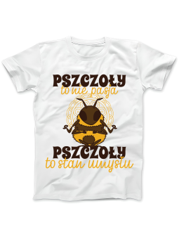 Koszulka Koszulka Damska Pszczoły To Nie Pasja Biała - Śmieszne T-Shirty z Nadrukami ?
