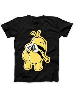 Koszulka Koszulka Damska Śmieszna Pszczółka Czarna - Śmieszne T-Shirty z Nadrukami ?