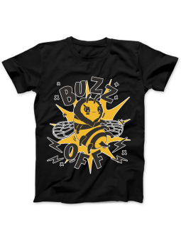 Koszulka Koszulka Damska Buzz Off Czarna - Śmieszne T-Shirty z Nadrukami ?