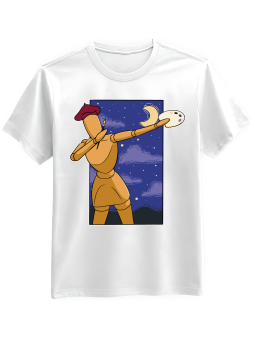 Koszulka Koszulka Męska Manekin Malarz Biała - Mustang Motoryzacja