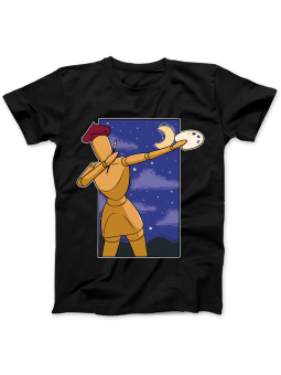 Koszulka Koszulka Damska Manekin Malarz Czarna - Śmieszne T-Shirty z Nadrukami ?