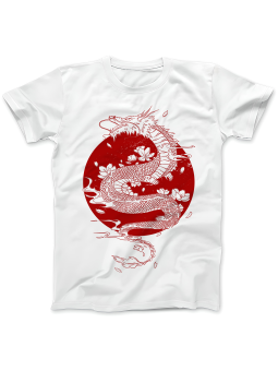 Koszulka Koszulka Damska Smok Cienkopis Biała - Śmieszne T-Shirty z Nadrukami ?