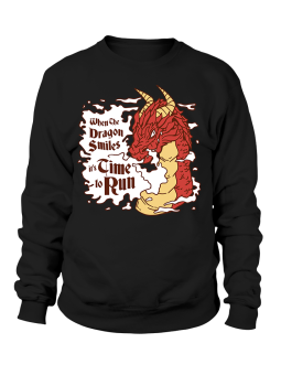 Bluza Damska When Dragon Smiles - Śmieszne T-Shirty z Nadrukami ?