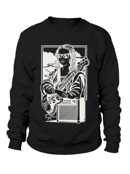 Bluza Damska Mona Lisa z Basem - Śmieszne T-Shirty z Nadrukami ?