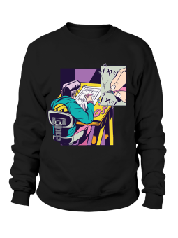 Bluza Damska Sketching Man Manga - Śmieszne T-Shirty z Nadrukami ?