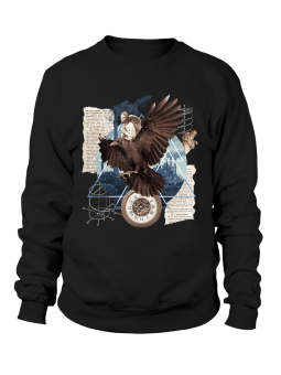 Bluza Damska Kolaż Orzeł - Śmieszne T-Shirty z Nadrukami ?
