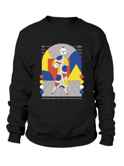 Bluza Męska Bauhaus Figure - Śmieszne T-Shirty z Nadrukami ?