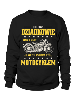 Bluza Męska Motor Niektórzy Dziadkowie - Śmieszne T-Shirty z Nadrukami ?