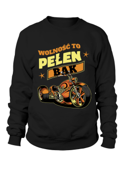 Bluza Męska Wolność To Pełen Bak - Śmieszne T-Shirty z Nadrukami ?