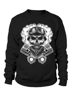 Bluza Męska Bearded Skull - Śmieszne T-Shirty z Nadrukami ?
