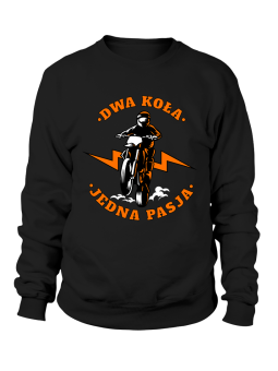 Bluza Męska Dwa Koła Jedna Pasja - Śmieszne T-Shirty z Nadrukami ?