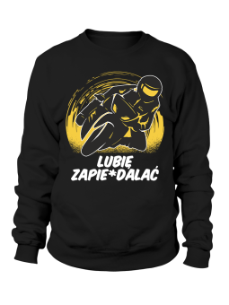 Bluza Męska Lubię Zapie*dalać - Śmieszne T-Shirty z Nadrukami ?