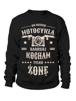 Bluza Męska Bardziej Kocham Tylko Żonę - Śmieszne T-Shirty z Nadrukami ?