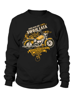 Bluza Męska Na Motocyklu Jak Nastolatek - Śmieszne T-Shirty z Nadrukami ?