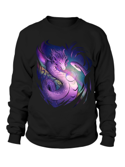 Bluza Męska Magiczny Smok - Śmieszne T-Shirty z Nadrukami ?
