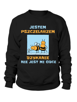 Bluza Męska Jestem Pszczelarzem - Śmieszne T-Shirty z Nadrukami ?