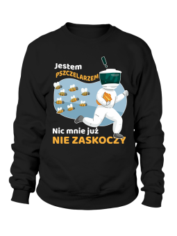 Bluza Męska Jestem Pszczelarzem Nic Mnie Nie Zaskoczy - Śmieszne T-Shirty z Nadrukami ?