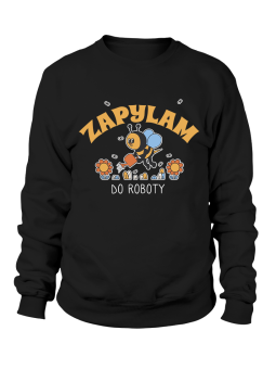 Bluza Męska Zapylam Do Roboty - Śmieszne T-Shirty z Nadrukami ?