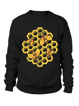 Bluza Męska Cztery Pszczoły - Śmieszne T-Shirty z Nadrukami ?