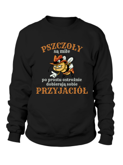 Bluza Damska Pszczoły Są Miłe - Śmieszne T-Shirty z Nadrukami ?