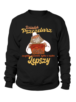 Bluza Męska Dziadek Pszczelarz - Śmieszne T-Shirty z Nadrukami ?