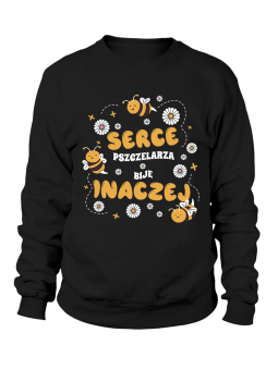 Bluza Damska Serce Pszczelarza - Śmieszne T-Shirty z Nadrukami ?