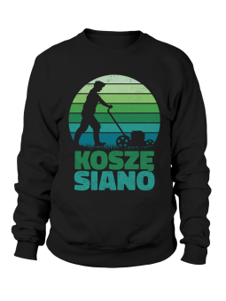 Bluza Męska Koszę Siano Czarna - Śmieszne T-Shirty z Nadrukami ?