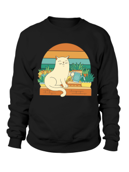 Bluza Męska Kot Ogrodnik - Śmieszne T-Shirty z Nadrukami ?