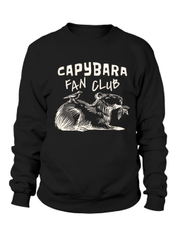 Bluza Męska Capybara Fan Club - Śmieszne T-Shirty z Nadrukami ?